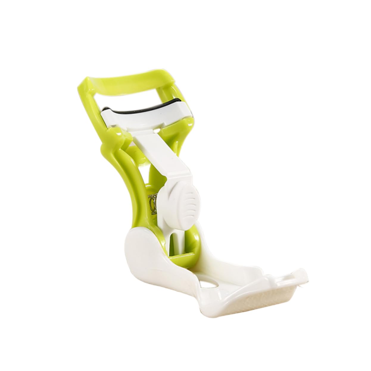 Ipetboom Mini Extension Eyelash Curler with Tweezers and Holder Professional Eyelash Clipper for Beginners Gentle Curling Tool for Stunning Eye Makeup Portable White Design