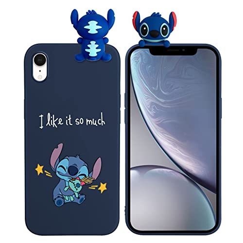 Cover per iPhone XR 6,1,Carina Cartoon 3D Bambola...