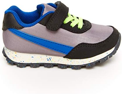carter's Boys' Collins Sneaker, Grey, 4 Toddler | Image 6