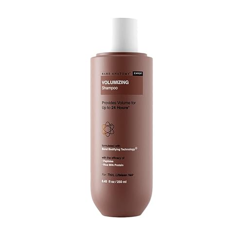 Bare Anatomy Champú voluminizador  Volumen hasta 24 horas  Cabello fuerte y flexible  Champú de volumen para cabello fino  Sin parabenos ni sulfatos
