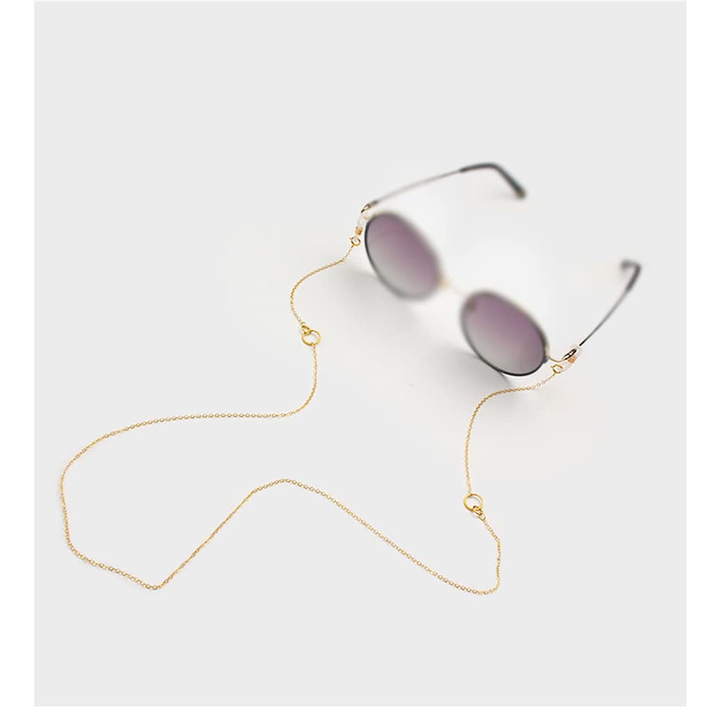 Catena for Occhiali Donna Anti-Perdita Confezione Non Sbiadita Catena for Occhiali in Oro Catena for Occhiali con Cordino Femminile Catena Antiscivolo