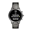 Fossil 44mm Gen 5 Carlyle Stainless Steel Touchscreen Smart Watch with Heart Rate, Color: Smoke (Model: FTW4024)