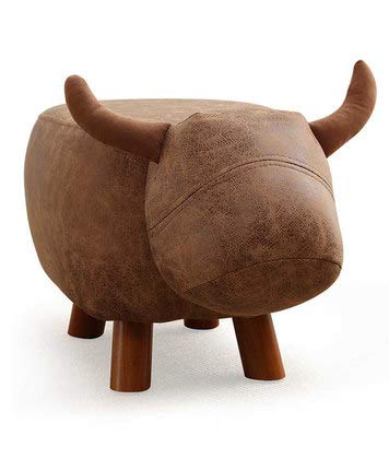 WoodShine Cow Ottoman