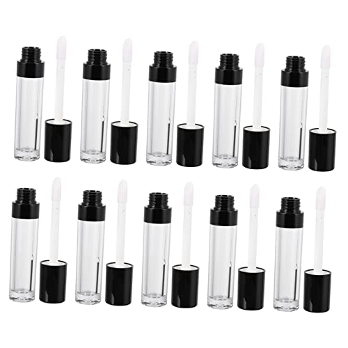DRESSOOS エレガントなリップグロスボトル 10個セット 8ml 詰め替え可能チューブ 化粧品用 なabs素材 コンパクト 再利用可能