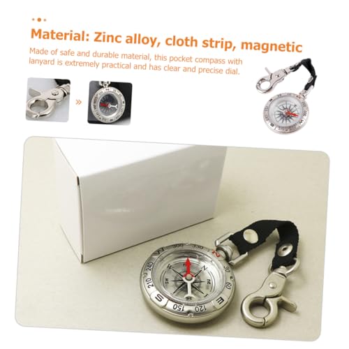 Brújula de bolsillo vintage para camping y senderismo miniatura 5