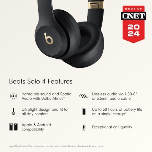 Beats Solo 4 Wireless Headphones: 50hr Battery - $143.70
