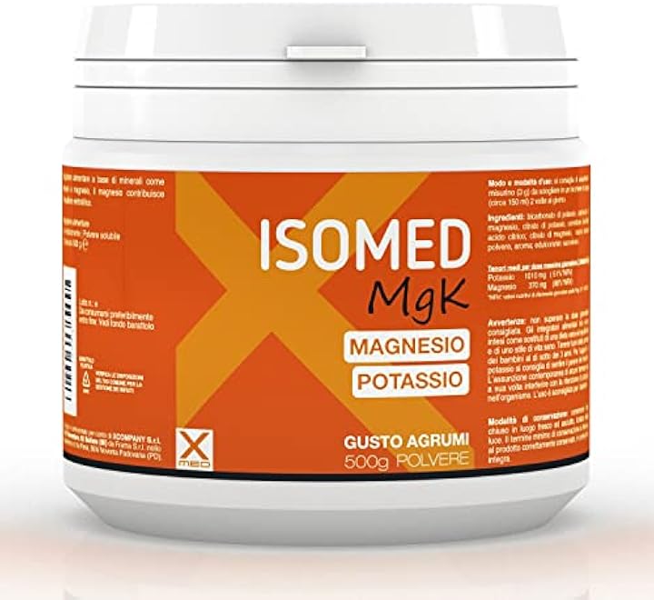 Xmed isomed mgk magnesio e potasio 500 grammi in polvere integratore