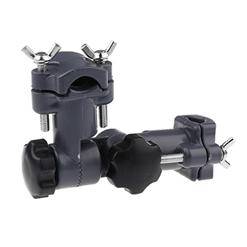 MagiDeal Soporte Paraguas Caña Dirección Ángulo Ajustable Pesca Universal Multifunción Duradero Accesorio - Negro/Universal