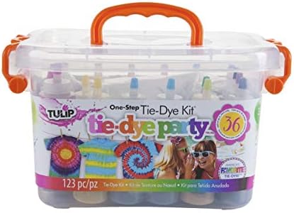 Tulip One-Step Tie-Dye Kit Party Creative Group Activities, All-in-1 DIY Fashion Dye Kit, Rainbow
