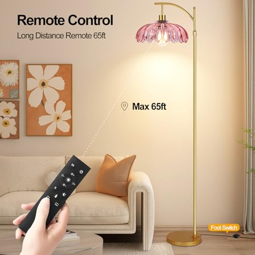 Lámpara de pie rosa con descuento - 30% de rebaja