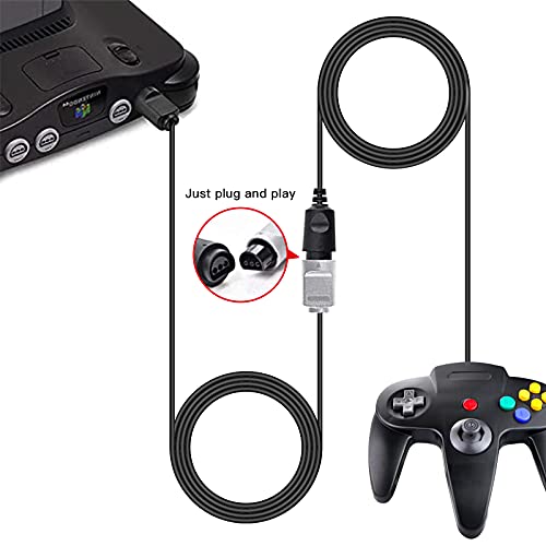 Novems N64-CONTROL-CB/4 Controller Extension Cable, N64 Extension Cord Compatible With Nintendo 64 N64 Controller Gamepad thumb #1