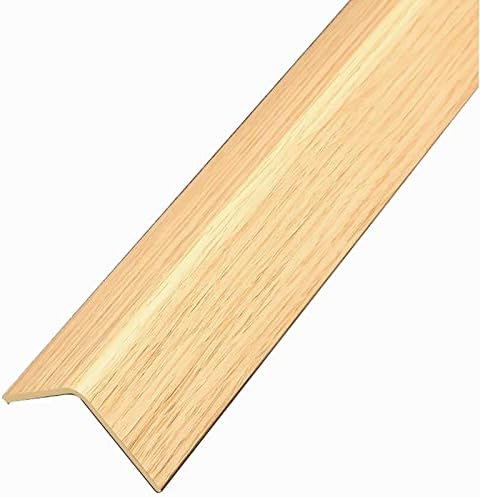 Self-Adhesive Wall Corner Protector Strip, Brown/Yellow Edge Guard Trim, 3.6cm Wide, 0.8m Long, Durable Corner Safety Guards for Home & Office, Wall Edge Saver