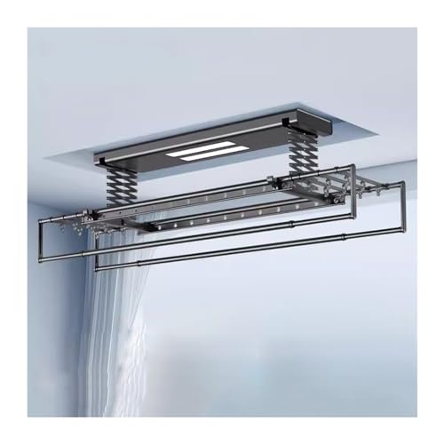 Tendedero de Ropa Ultrafino, Invisible, eléctrico, Oculto, con elevación, para balcón, automático, para el hogar (Color: B)