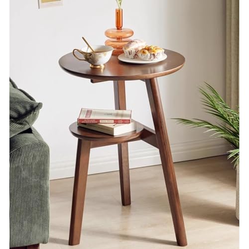 Petite table d'appoint compacte en chêne massif LAJUU - 2