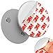 Produktbild ECENCE Rauchmelder Magnethalter 3 Stück Selbstklebende Magnethalterung für Rauchmelder Ø 70mm schnelle & sichere Montage ohne Bohren und Schrauben für alle Feuermelder und Rauchwarnmelder