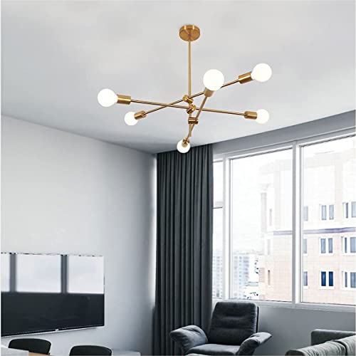 Pendant léger nordique du milieu du siècle réglable pour plafond de salon