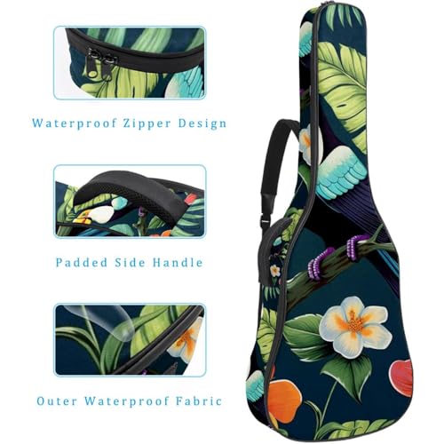 Housse de guitare acoustique multicolore 42.9 pouces imperméable - 4