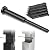 BLIKA 20 Pack 4"x4" Black Invisible Cable Railing Kits, 1/8" Black Stainless Steel Invisible Receiver and Swage Stud End, Deck Stair Threaded End Fitting for 2"x2", 4"x4" Wood/Metal Posts