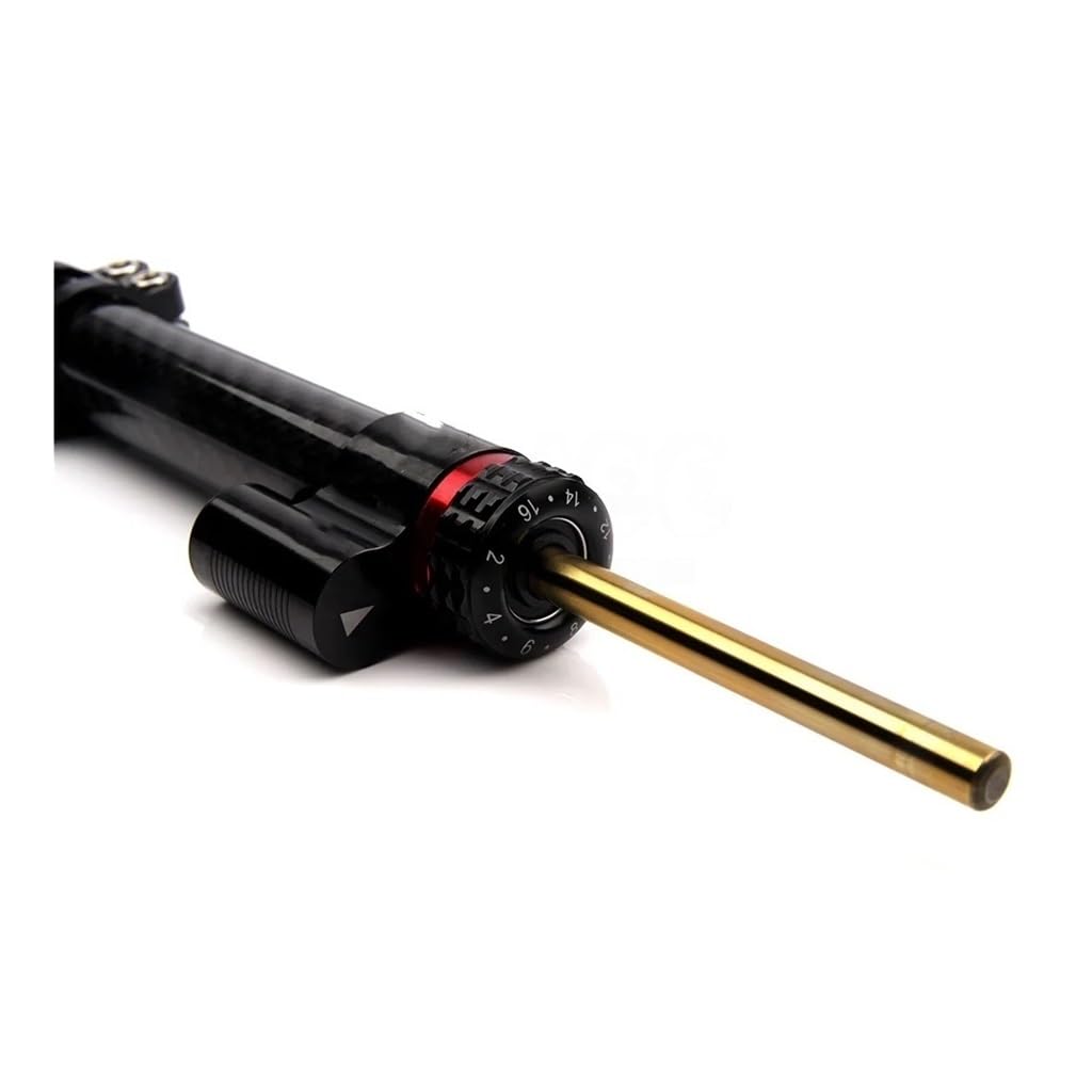 Motocicleta Accesorios Universal Amortiguador Ajustable Estabilizador De Dirección 252mm 342mm Amortiguador Dirección(Black-342mm)