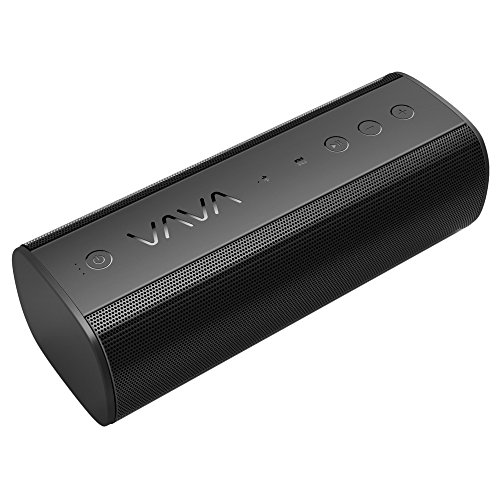 Enceinte Bluetooth VAVA Voom 20 Résistant aux Éclaboussures IPX5 Haute Parleur Portable aptX avec Double HP Subwoofers Passifs (Sans Fil, Port USB Pour Chargement de Mobile à lExtérieur) 