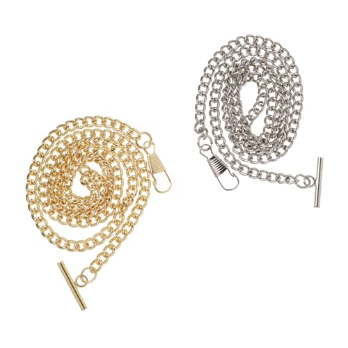 Cadena de reloj de bolsillo anticaída para asegurar relojes antiguos y chalecos