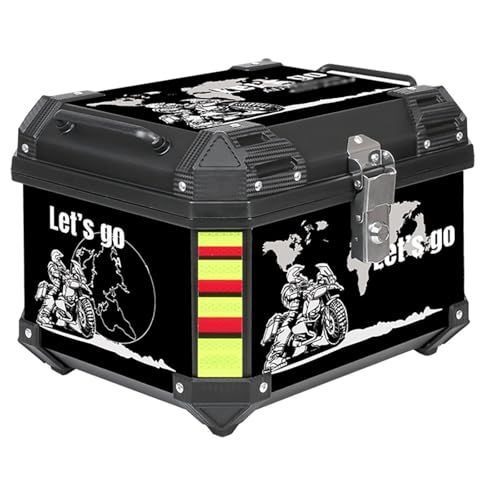 Bauletto Per Moto In Metallo Tour Tail Impermeabile Antiruggine E Antipolvere Serratura Di Sicurezza In Lega Di Alluminio Contro I Furti Per Moto B45L