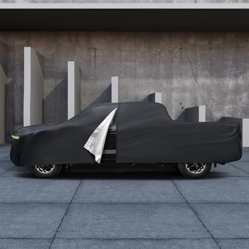 Image of Car Cover Custom Fit for Toyota Tundra 5.5Ft Bed 2000-2026, Migaven Waterproof Full Exterior Cover Sun Rain Protection with Door Zipper (Not Include Mirror Pocket)