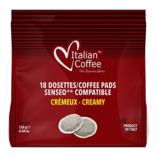 Italian Coffee 90 Cialde Caffè Cremoso Compatibile con Senseo
