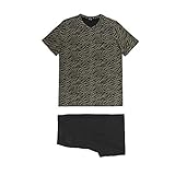 HOM, Herren, Kurzer Pyjama Felix, Khaki Grün, S