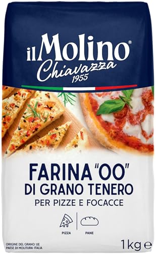 il Molino Chiavazza - Authentic Italian Soft Wheat Type 00 Pizza Flour 1kg | Perfect for Traditional Pizza & Focaccia