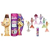 barbie sirena arcoiris pelicula completa en español producto 1: Abre la caja y verás en su interior un suave cachorrito de peluche que oculta una muñeca Barbie bajo el disfraz.