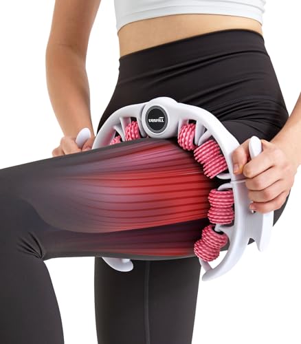 Uoxfill Cellulite massage tool | 360°removable cellulite remover for legs & Lymphatic Drainage Massager | Fascia Blaster for Contoured & Smoother Skin,Tool for Sore Arms, Legs, Stomach & Buttocks Pink