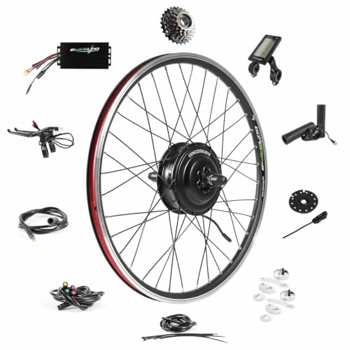 eBikeling Ebike Conversion Kit 36V 750W, 26" Rear Waterproof Electric
