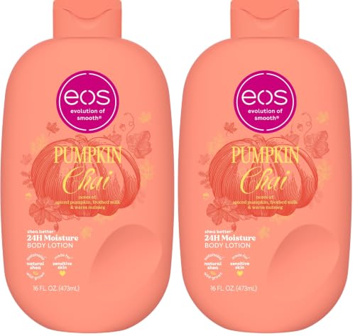 Image of eos Pumpkin Chai Shea Better Body Lotion - 24H Moisture, 16 fl oz (Pack of 2)