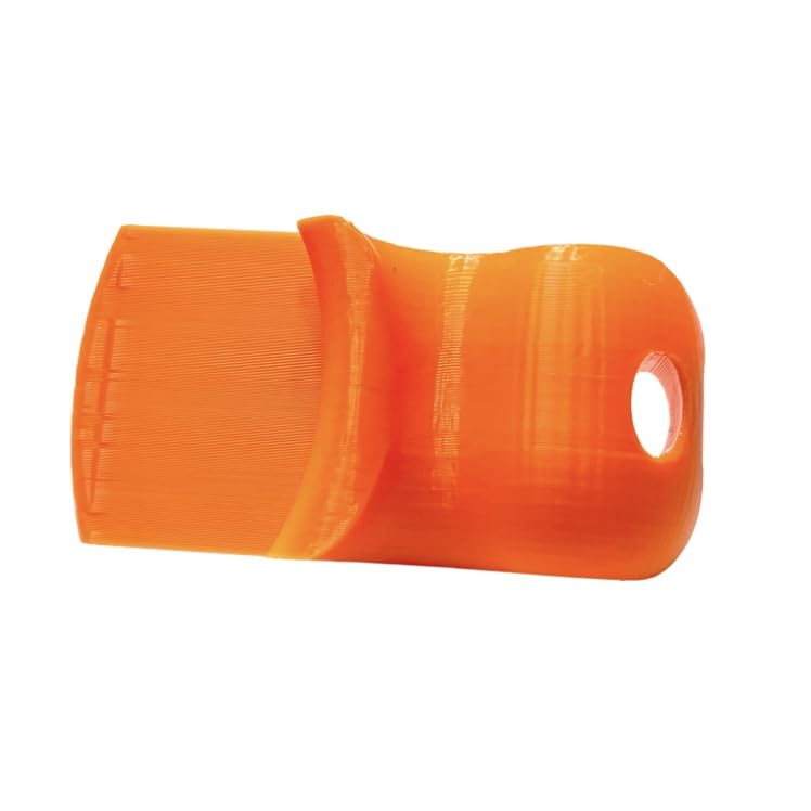 Canning Jar Opener, Mason Jar Opener Canning Tool, Releases Vacuum Seal on Wide Mouth and Regular Mouth Lids (Orange, No Magnets)