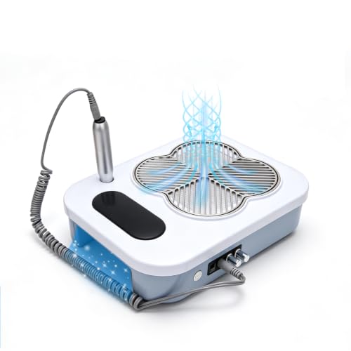 Imagen de Torno Manicura Profesional 3 En 1 Con Aspirador Uñas Y Lámpara UV LED