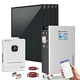 ECO WORTHY 10000W Output Complete Off-Grid Solar Panel Kit for Home| 10KW 120V/240V Output Split Phase Inverter| 48V 314Ah16.1kWh High Capacity Energy Storage| 2950W Solar Panel PV| Whole House System