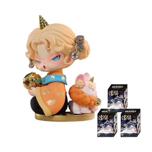 DODO NAMI Floating Mountain and Sea Series Blind Box Figuras de Acción Caja Misteriosa Caja Linda Caja de Juguete Aleatorio Navidad para Adornos de Escritorio, 3 Piezas