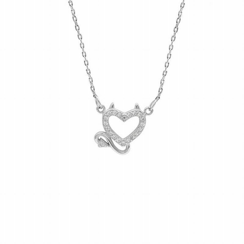 Collier petit diable cadeau idéal avec boîte pour anniversaire - 8