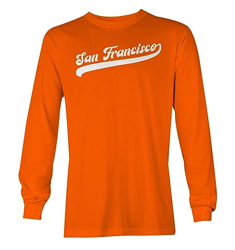 San Francisco - Camiseta estilo jersey de béisbol unisex de manga larga miniatura 1