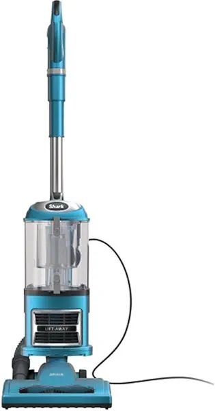 Shark NV380 Navigator Lift-Away Deluxe Upright Vacuum with Large Dust Cup Capacity, Swivel Steering, Upholstery Tool & Crevice Tool, Teal (Renewed)