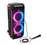 JBL Partybox 710 Portable Bluetooth Speaker Bundle with PBM100 Wired Microphone