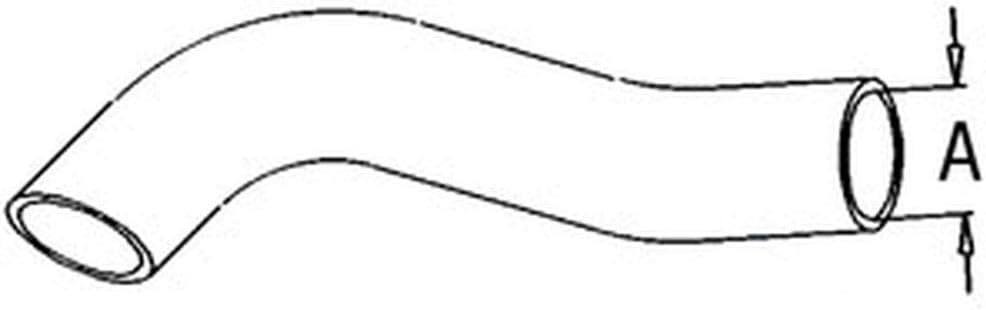 T22497 One New Radiator Hose Fits John Deere Models 380 440B 1020