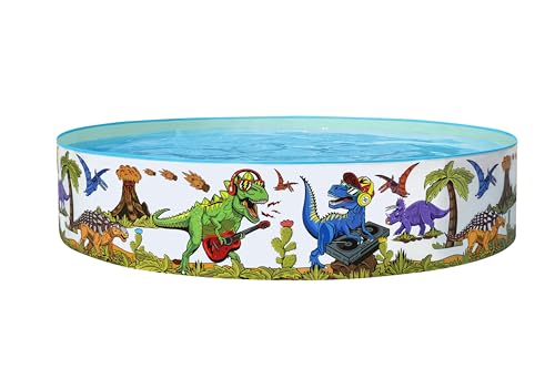 Bestway Fill 'n Fun Planschbecken Dinosaurier, Ø 183 x 38 cm