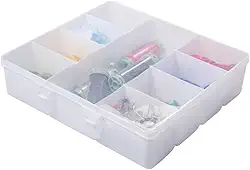 Caixa Organizadora Duo com 9 Divisórias, Plasútil