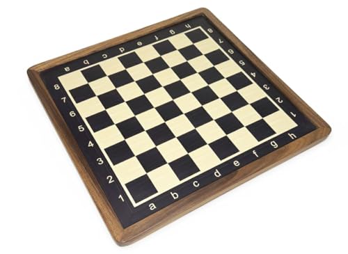 Image of PALM ROYAL HANDICRAFTS 18 x 18 inches Non-Magnetic Flat Printed Wooden Chess Board Set with 32 Chessmen for Kids and Adults Storage Bag Available 18 x 18 Inches.