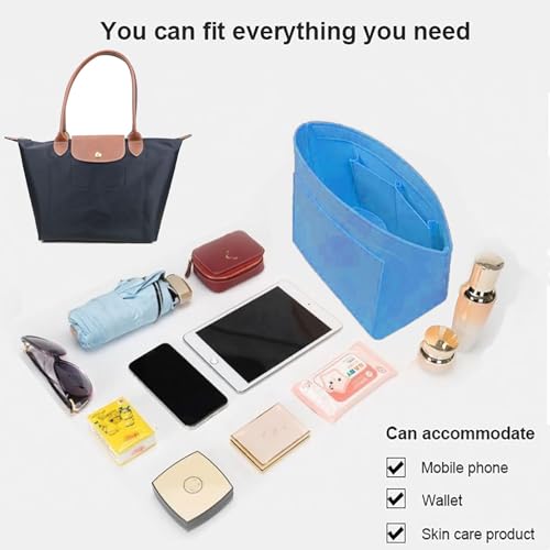 Organiseur pour Longchamp Le Pliage Néo M 1012 bleu - 5