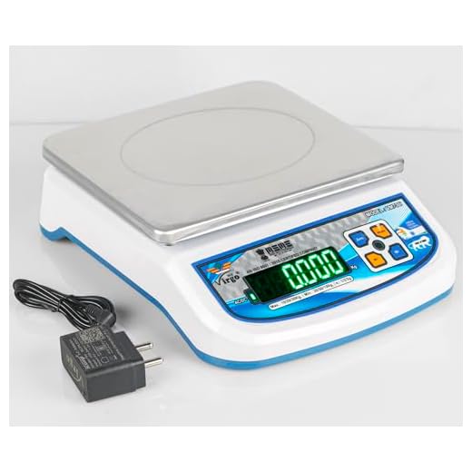 GVC High Accuracy 30Kg Counter Rechargeable Weight Machine with Stainless Steel Top with 2 Days Battery Backup - Upto 1 Year Warranty for Shop, Market, Home, Resturant, Kitchen Weighing Scale