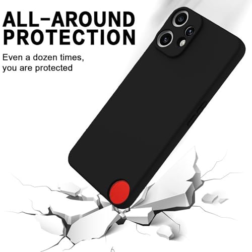 Image of FIRST MART Matte Silicone Back Cover for Nothing Phone CMF 2 Pro - Black
