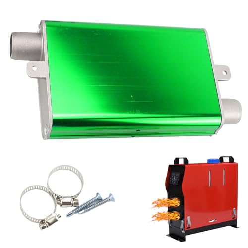 Silenciador de escape de 24 mm para calefacción estacionaria de aluminio de 160g